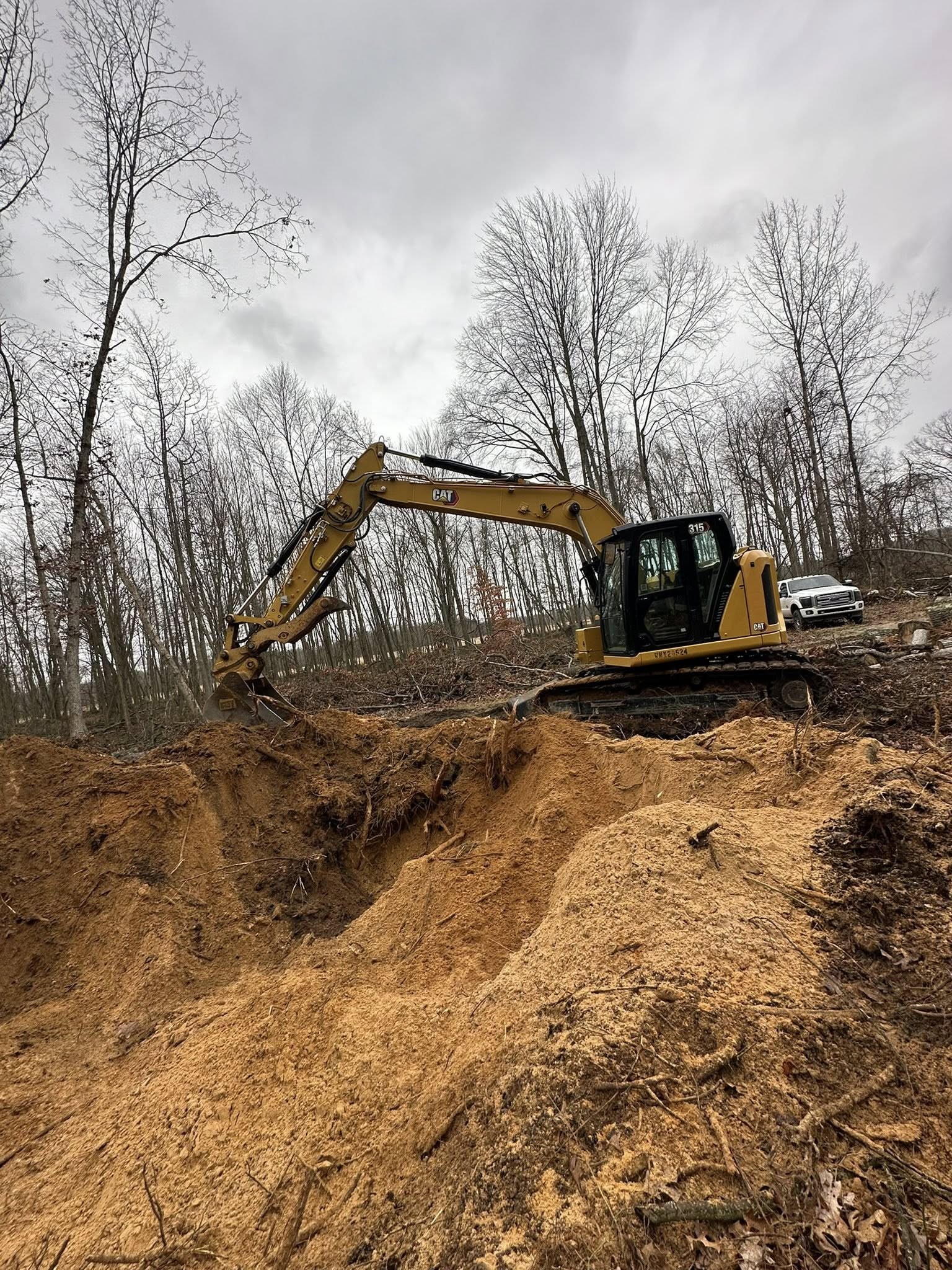 Professional excavation work