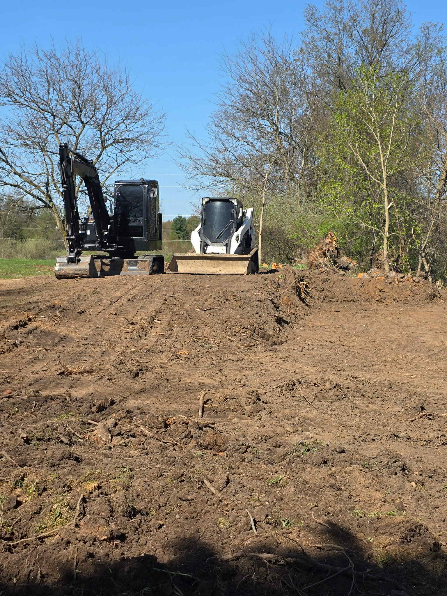 Excavation work in progress