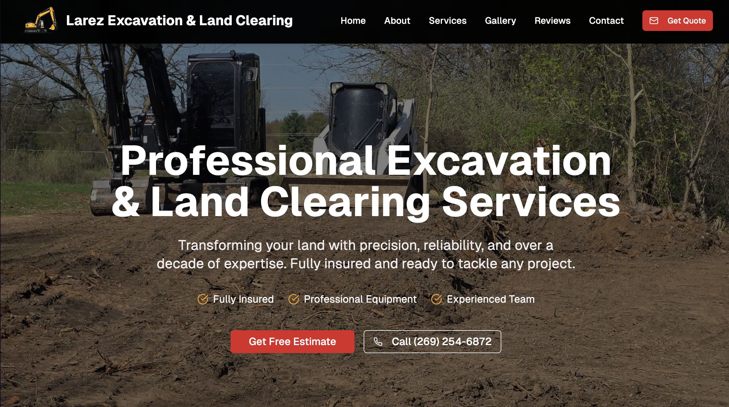 Larez Excavation & Land Clearing | Professional Excavation Services ...